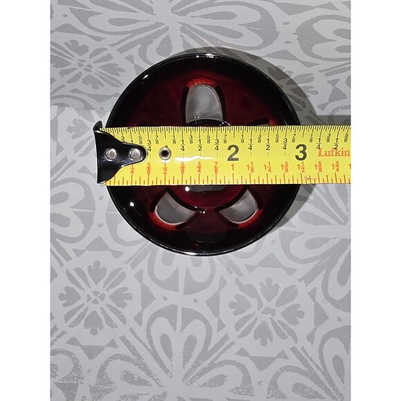 Set of 2 Vintage Cristal D’Arques Ruby Red Wine Glasses – France - Picture 10 of 12